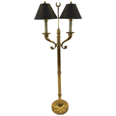 Adjustable Brass Floor Reading Lamp by Chapman at 1stDibs