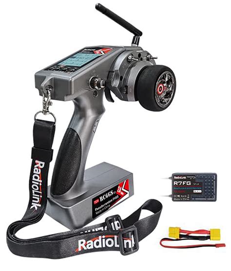 Buy DTXMX RC Radio Transmitter Radiolink RC6GS V3 7 Channels and R7FG 2 ...
