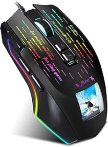 Amazon.in: Buy NEW HXSJ J500 USB Wired Gaming Mouse RGB Gaming Mouse ...