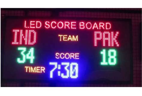 LED Hockey Scoreboards Manufacturer & Supplier from Delhi India