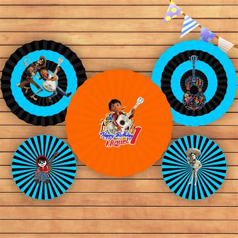 Coco Theme Paper Fan | Birthday party decoration online – Party ...