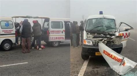 Punjab News: Dense Fog Leads to Rise in Accidents; Ambulance Hits ...