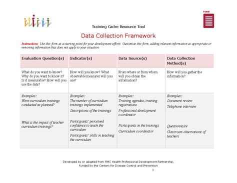 Image result for Data Collection Framework