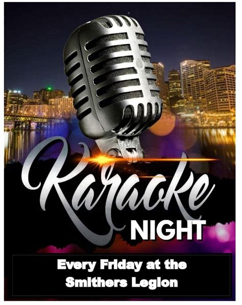 Karaoke Night at the Smithers Legion, Royal Canadian Legion Branch 63 ...