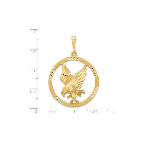 IceCarats 10K Yellow Gold Eagle Symbol of Strength India | Ubuy