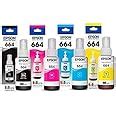 Epson All Colours (T6641-Black, T6642-Cyan, T6643-Magenta, T6644-Yellow ...