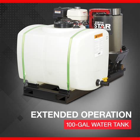 NorthStar Hot Water Pressure Washer Skid with Wet Steam, 3000 PSI, 4 ...