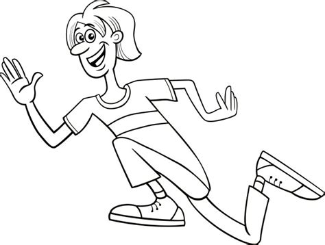 Man Running Cartoon Vector Images (over 27,000)