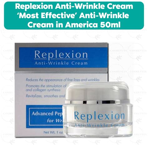 Replexion Anti-Wrinkle Cream 50ml (Chosen Most Effective Anti-Wrinkle