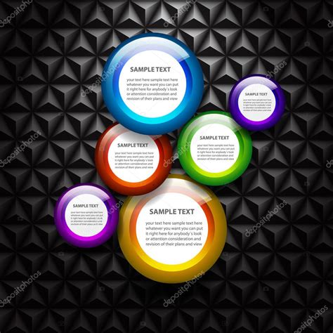Shiny colorful vector circles background Stock Vector Image by ...