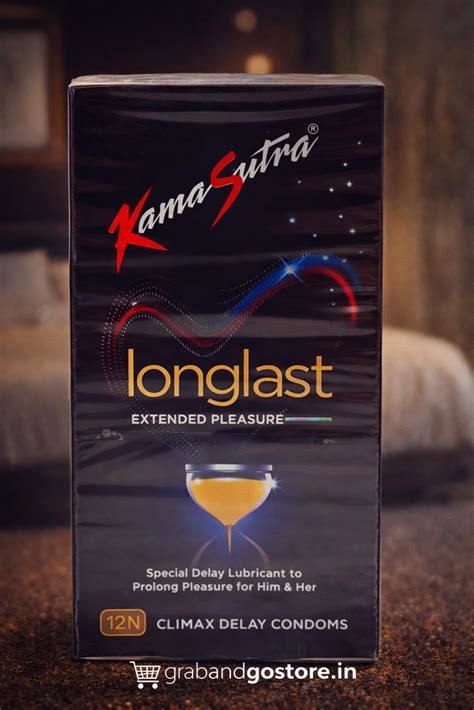 Buy KamaSutra Longlast Climax Delay Condoms Pack of 12 Online