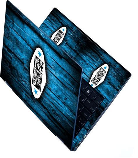 STICKER PRO Full Body Laptop Skin For 15.6 inch - Never Lose Blue Stone ...