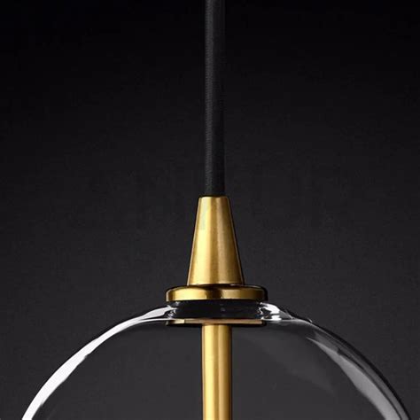 ANKUR HAVANA CLEAR GLASS CONE TRIM GLOBE HANGING LIGHT at the lowest ...