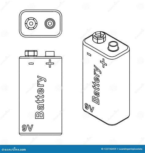 Batteries Drawing at Pearl Brandon blog