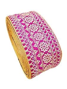 CARTZEYE Embroidery Heavy Work Lace Border Falls for Saree, Kurti ...