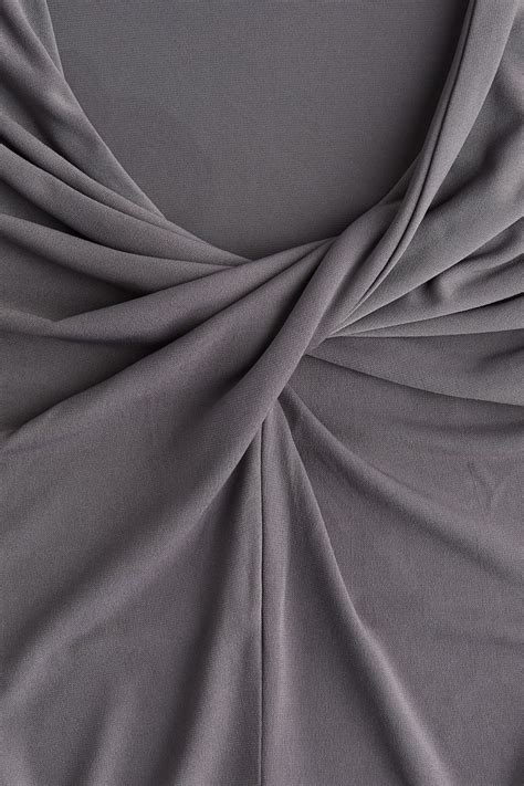 Top met gedraaid detail - Grijs - DAMES | H&M BE