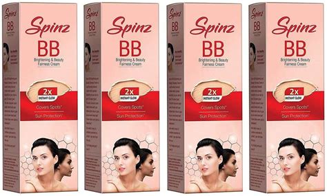 Spinz BB Brightening and Beauty Fairness Cream, 15g (Pack of-4) - Price ...