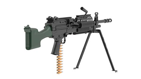 Mk 48 Machine Gun 3D model | CGTrader
