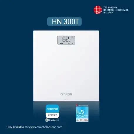 Omron HN-300T Bluetooth Weighing Scale | Ultra Thin
