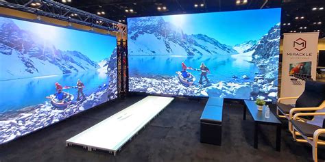 Trade Show LED Displays - Mirackle - Led Wall Panels Solutions - Big Led Screens