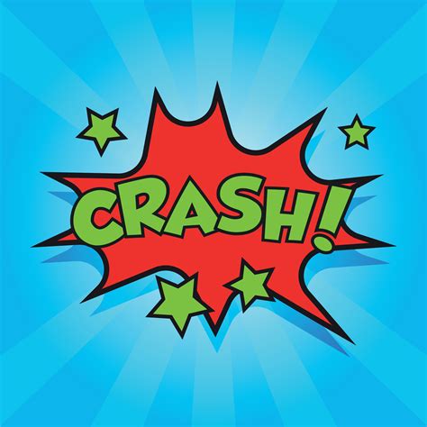 Crash comic sound effects. Sound bubble speech with word and comic ...
