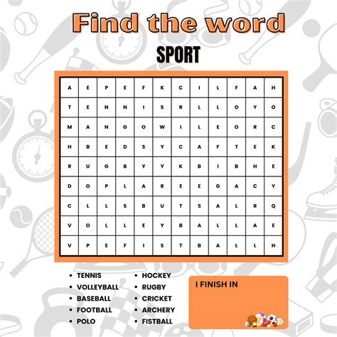 Printable Find a Word Exercise 的图像结果