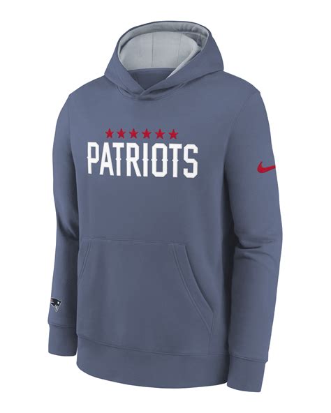 New England Patriots Rivalry Club Big Kids' Nike NFL Pullover Hoodie ...