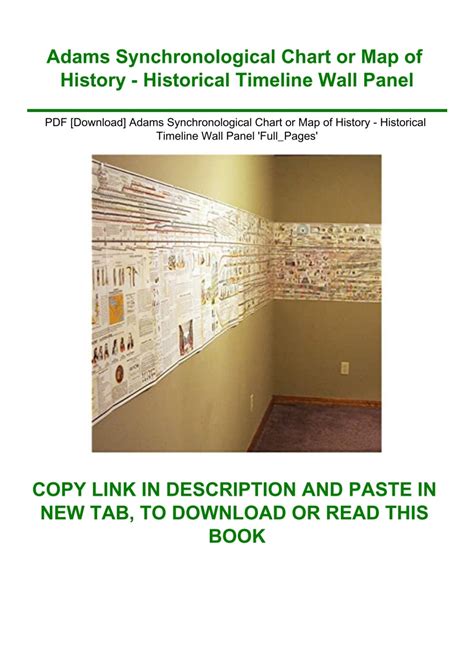 PDF [Download] Adams Synchronological Chart or Map of History ...