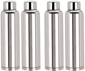 Steelo classic stainless steel fridge water bottle 900ml (pack of 4 ...