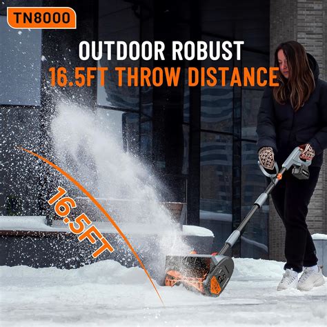 TaskStar Cordless Snow Shovel, Electric Snow Blower with India | Ubuy