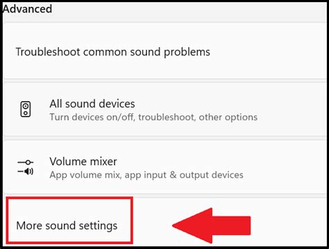 Device Advanced Settings Sound 的图像结果