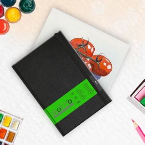 Anupam SketchO Sketchbook Hardbound, Landscape Opening A4 Size, 140 GSM ...