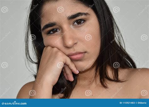 Sad Minority Teenage Female Stock Image - Image of teens, teenagers ...