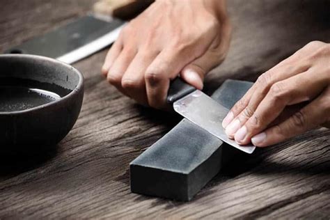 Image result for Using a Sharpening Stone