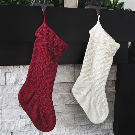 Christmas Stocking Knitting Pattern - Leelee Knits