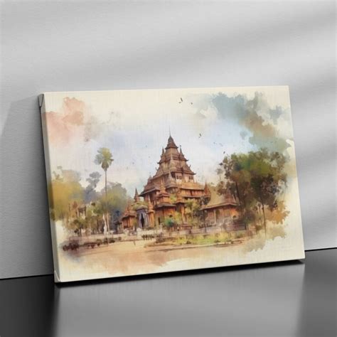 Religious Temple Wall Art Paintings - Vignette Store
