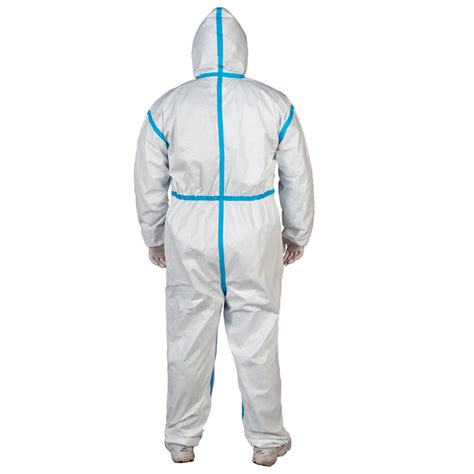 Safety Disposable Protective Coveralls Clothing Sfs Pe Gown Protective ...