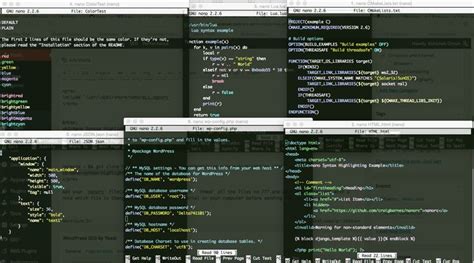 Image result for Raspberry Pi 4 Nano Syntax Highlighting