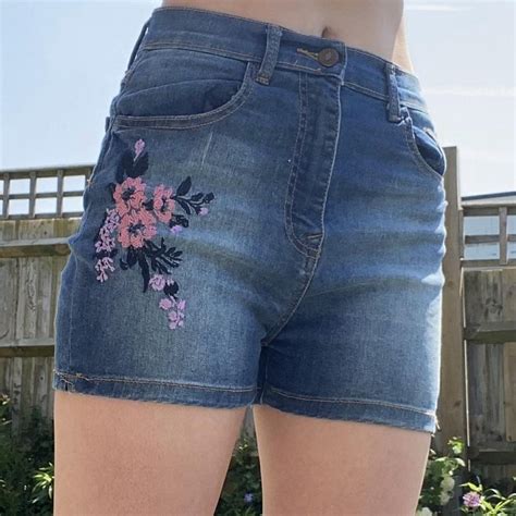 Blue Lee Cooper Denim Shorts Women Size: S Waist:... - Depop