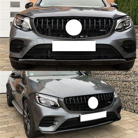 MosionAuto Shiny Black Front Grill Grille For Mercedes-Benz India | Ubuy