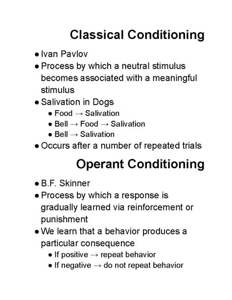 +Classical Condition Operant Conditioning 的图像结果