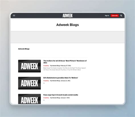 Image result for Magazine/Blog Example