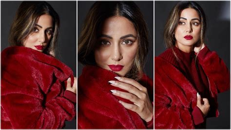 hina khan red hot pictures Instagram tv actress photos: प्यार का महीना ...