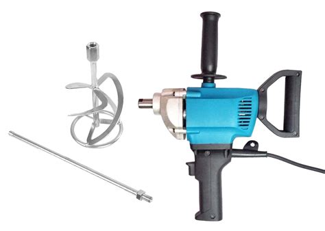 Mass Pro Paint Mixer Portable 220V Electric Stirrer Paint Cement Putty ...
