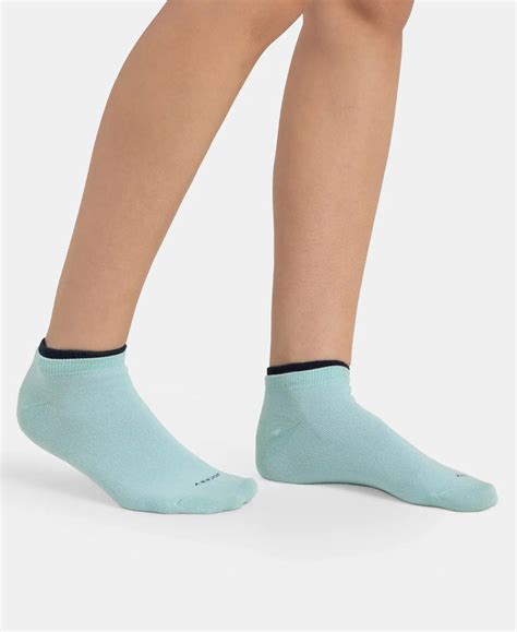 Buy Compact Cotton Stretch Solid Low Show Socks with Stay Fresh ...