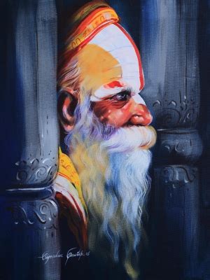 Buy Painting Hindu Monk- 04 Artwork No 9010 by Indian Artist Bijendra ...