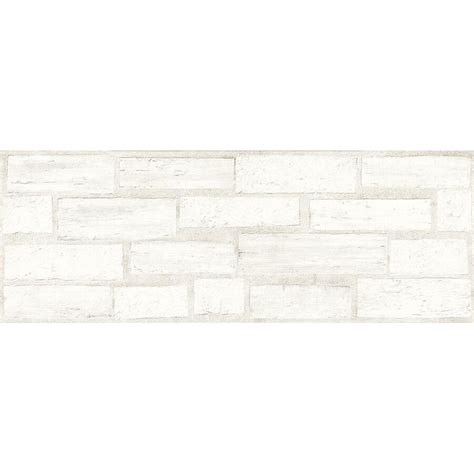 Emser Agenda 2-Pack Stamp 17-in x 47-in Glazed Ceramic Brick Look Wall ...