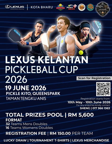 Lexus Kelantan Pickleball Cup 2026, Kampung Lundang, Kubang Kerian ...