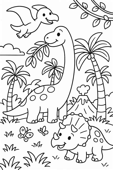 Click to Explore Cute Dinosaur Coloring Pages – Fun for Kids ...