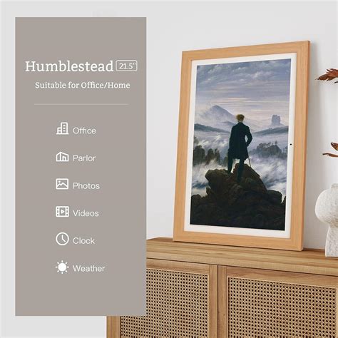 Humblestead Digital Picture Frame 21.5 Inch Large Digital Photo India ...